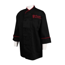 KI102 訂做七分袖廚師制服款式 HK 素食餐廳 廚師制服生產商 KI102 訂做七分袖廚師制服款式 HK 素食餐廳 廚師制服生產商